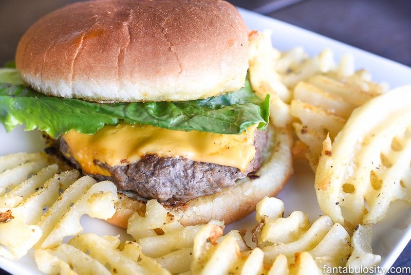 HOMEMADE HAMBURGER PATTY  PRESTO FOLD-AWAY ELECTRIC SKILLET