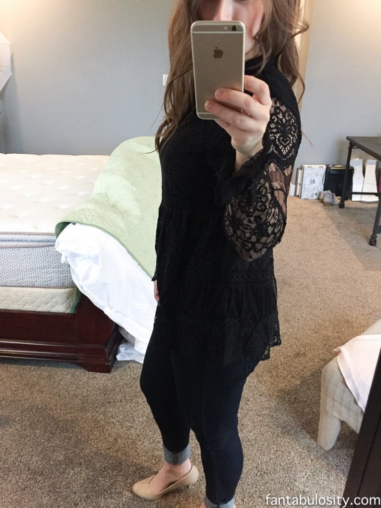 Trunk Club for women review: Lace Hinge Peplum Top: http://rstyle.me/~9vnHd