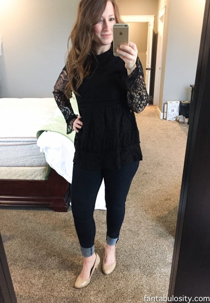 Trunk Club for women review: Lace Hinge Peplum Top: http://rstyle.me/~9vnHd