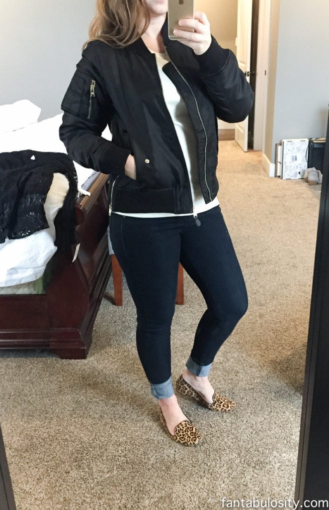 Trunk Club for women review January 2017 Steve Madden Bomber Jacket http://rstyle.me/~9vnKL