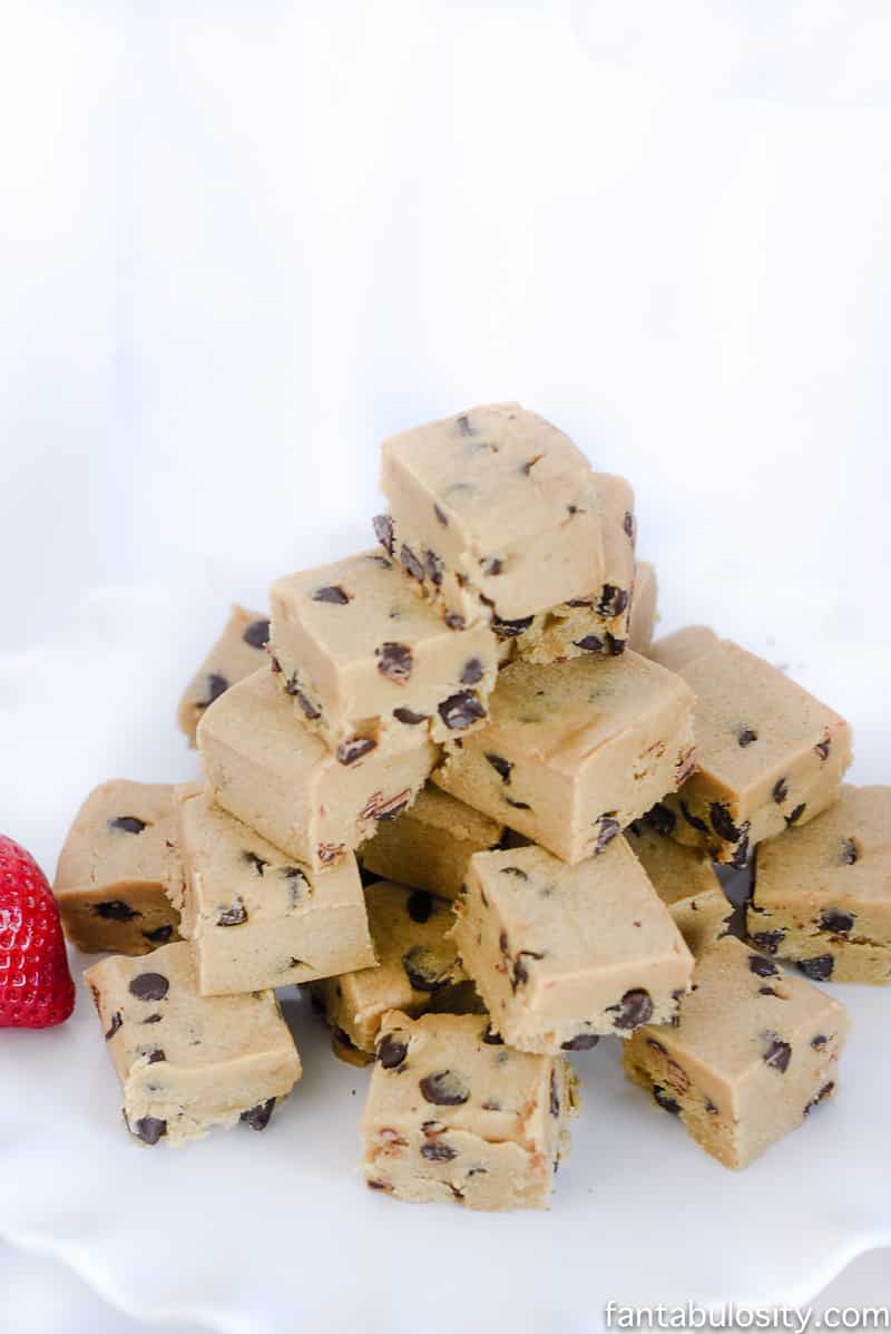 Cookie Dough dippers for white chocolate fountain! Chocolate Fountain Bar Ideas: A Modern, Rustic, Pink Party Display