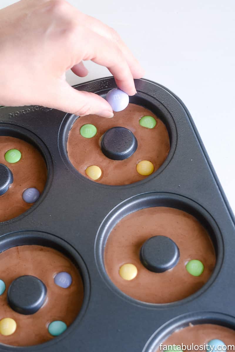 Awww, how cute and easy are these! Easter Dessert Idea: "Bunny in the Hole" Donuts