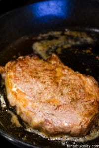 Mmmm! This was so easy and incredible, with the browned butter! Easy Steak Recipe: Pan Fried and in the Oven Photo
