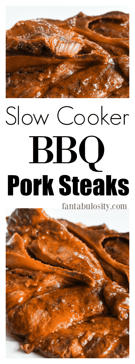 BBQ Pork Steaks in the Slow Cooker - One of the Best Pork Steak Recipes