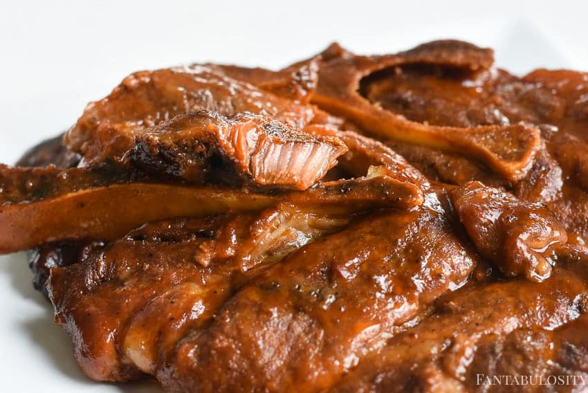 BBQ Pork Steaks in the Slow Cooker