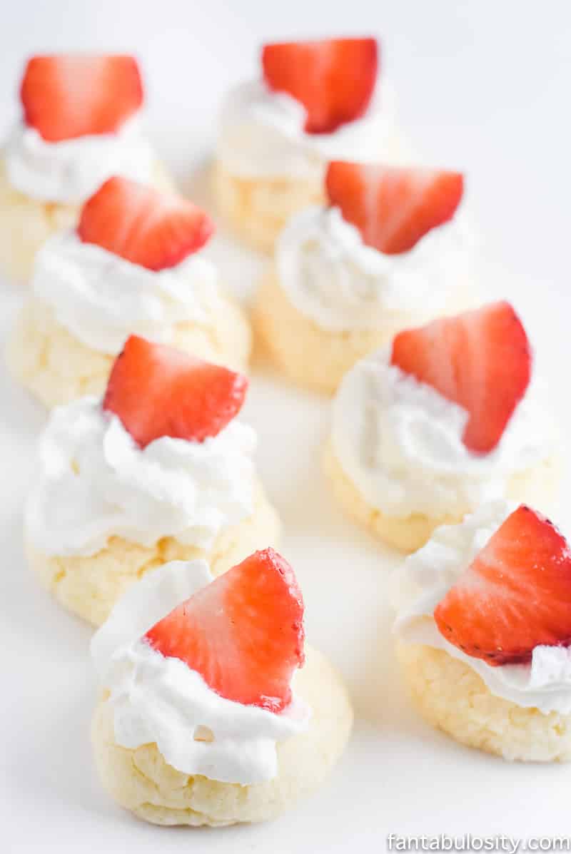 Strawberry Shortcake Gooey Butter Cookies Recipe