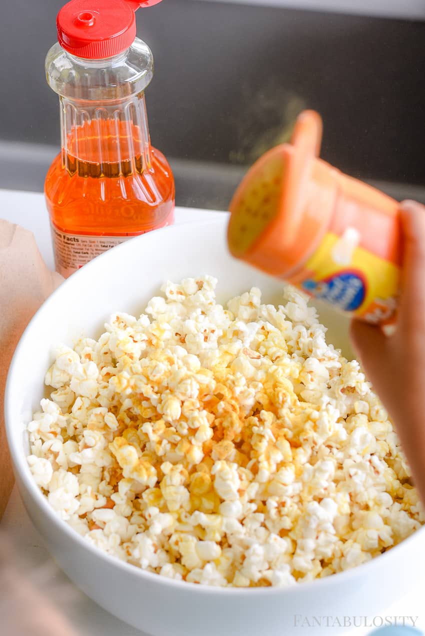 How to Make Homemade Popcorn in the Microwave in a brown bag and flavors and butter!