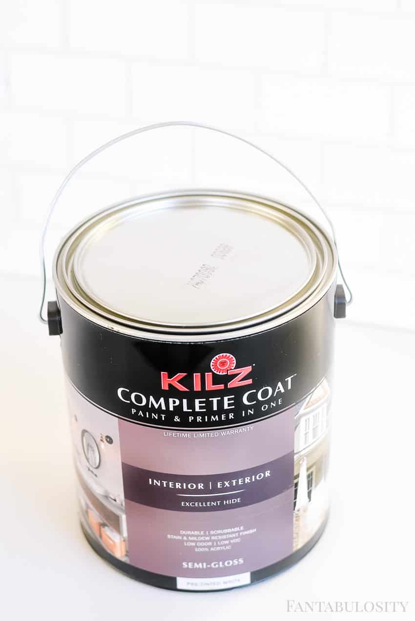 Kilz Paint for the Fantabulosity White Kitchen Studio