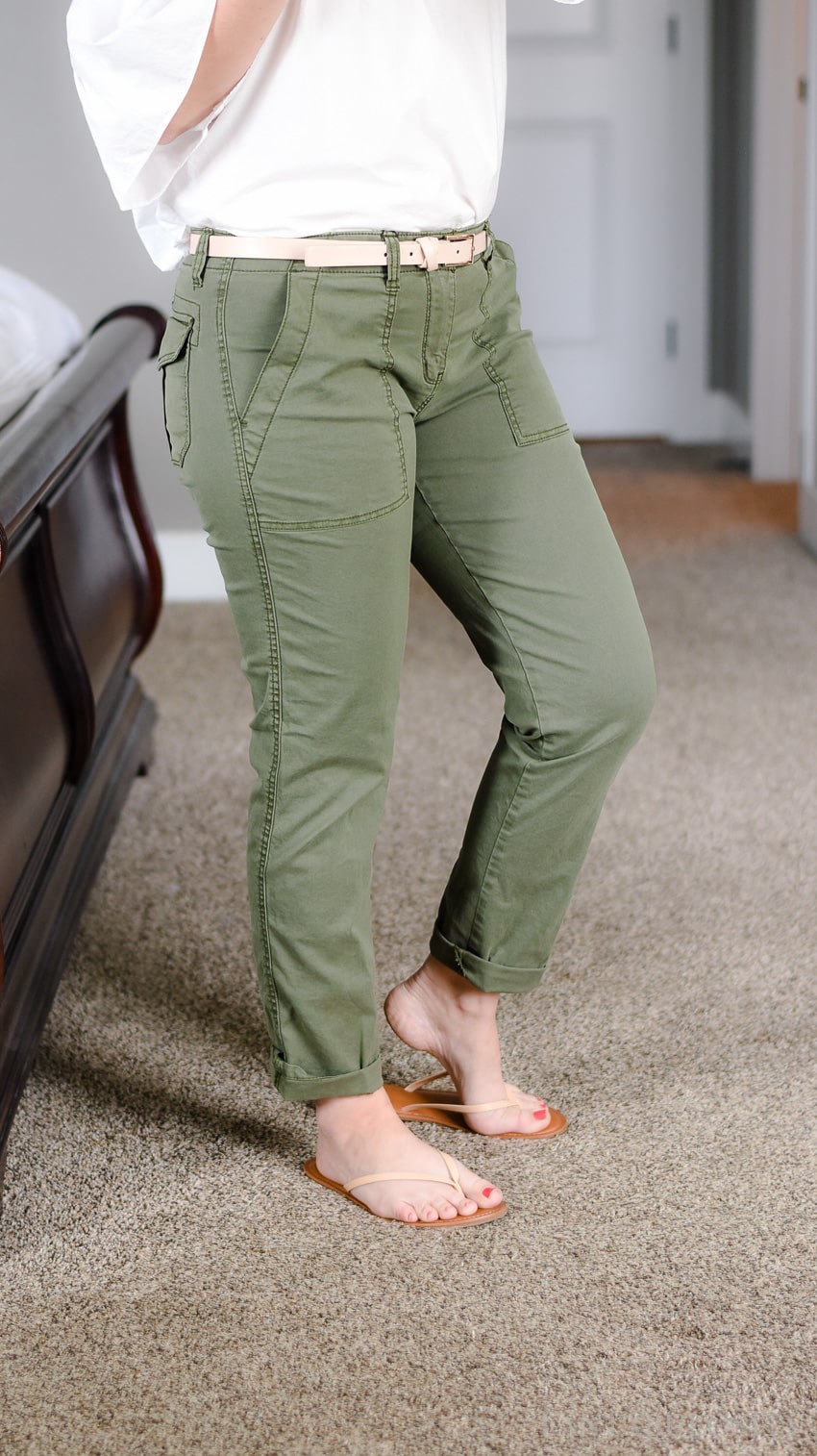 Green pants from nordstrom for summer June 2017