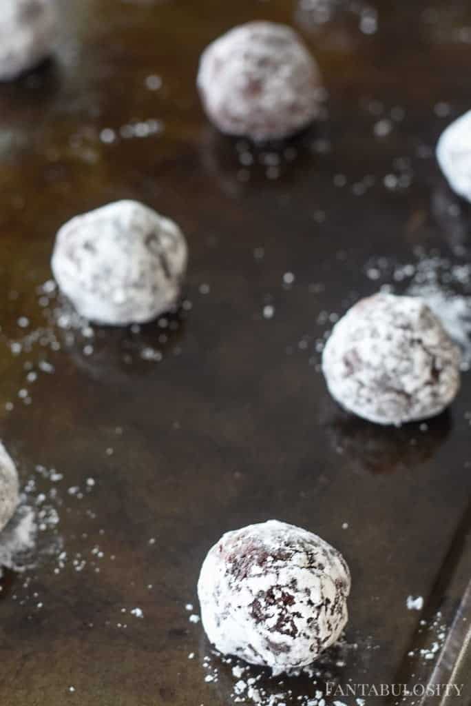 Rolled gooey butter cookies - chocolate caramel 
