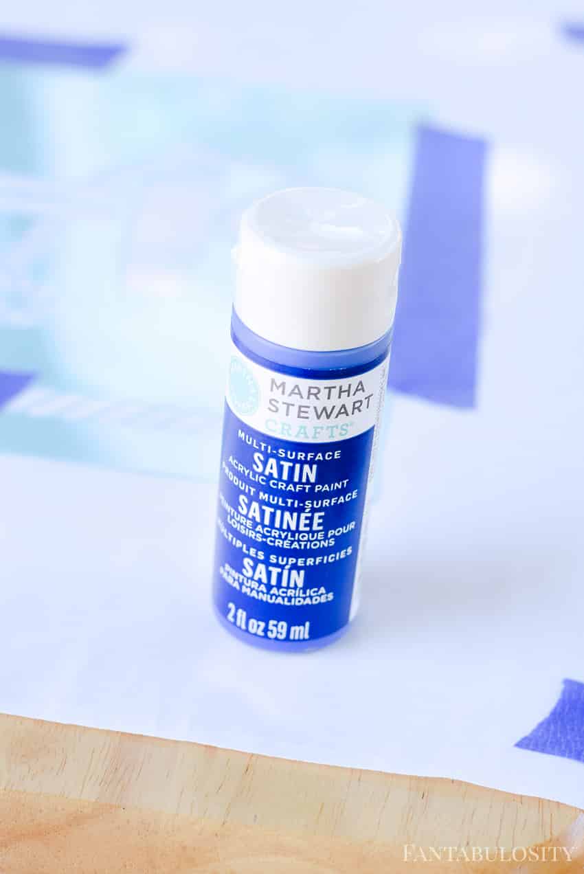Martha Stewart Crafts Satin Paint - Blue LOVE this paint! 