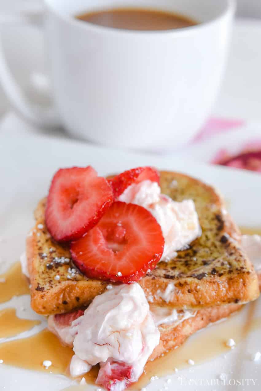 Pair this stuffed french toast with coffee, and you have a weekend breakfast that tastes like heaven! Stuffed French toast recipe