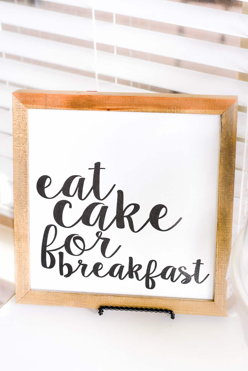 Eat cake for breakfast - Breakfast Nook - Modern Farmhouse Craftsman Home