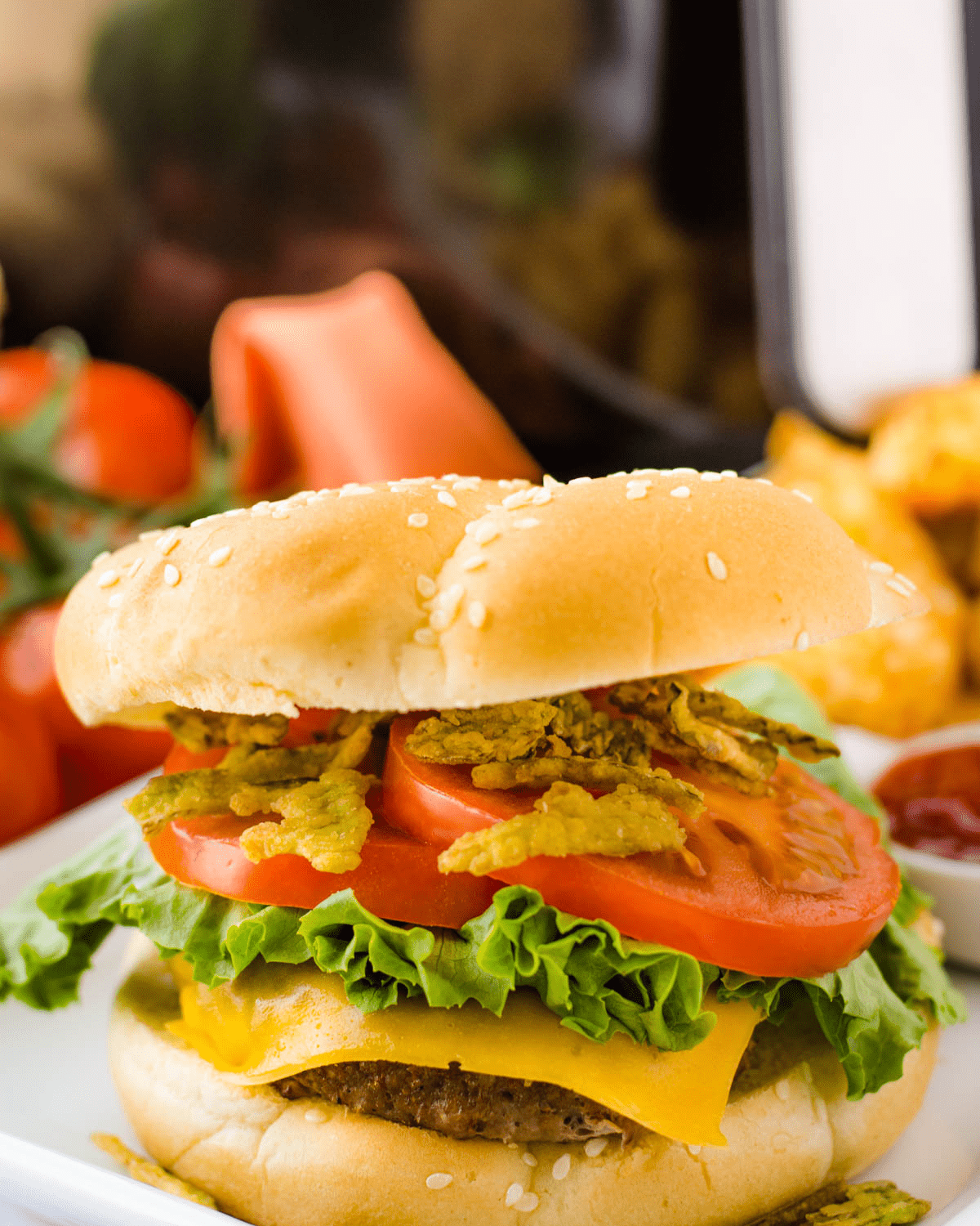 Air Fryer Turkey Burgers