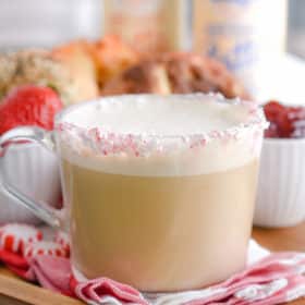 Peppermint Vanilla Latte - One Touch Latte recipe at home