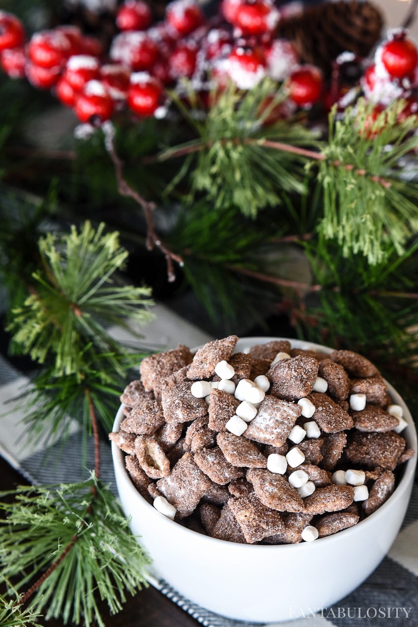 Hot Cocoa Muddy Buddies Recipe