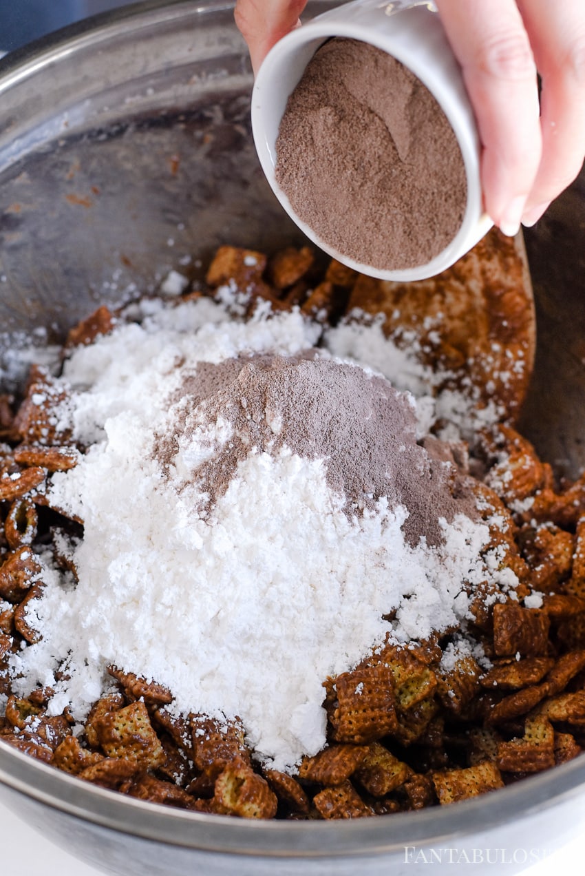 Hot Chocolate Mix - Muddy Buddies Recipe with Chex