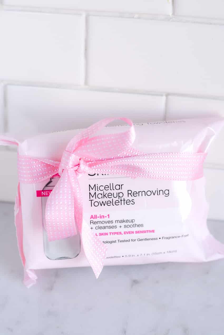 Face wipes for overnight care gift idea