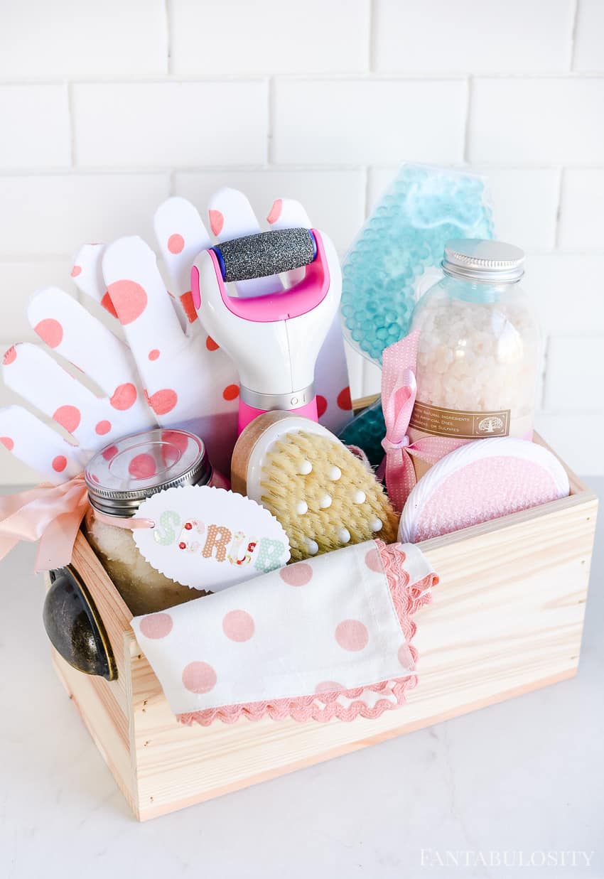 Spa at Home Gift Basket Idea - Fantabulosity