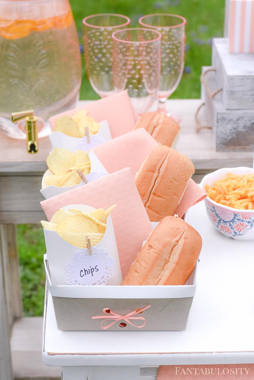 Individual Baskets for Hot Dog Bar