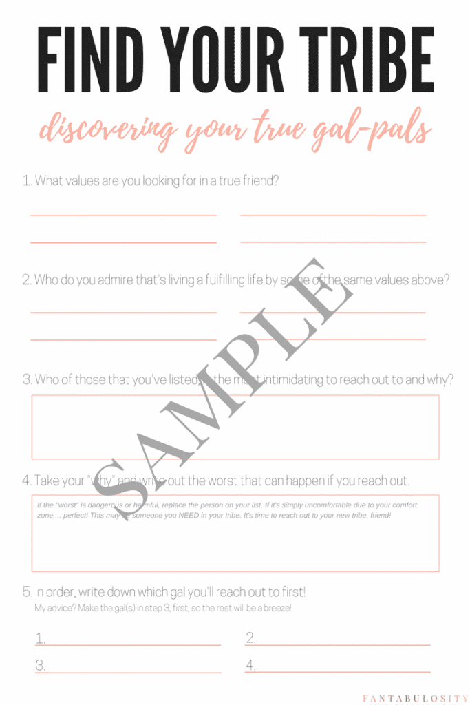Find Your Tribe Printable
