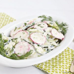 creamy cucumber crunch salad recipe