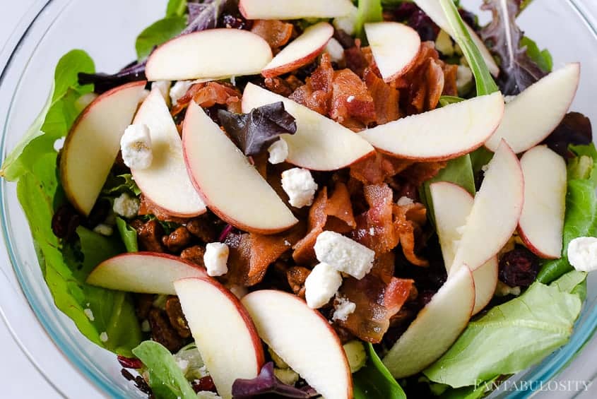 Apple Raspberry Salad Recipe - Easy Side Dish Idea