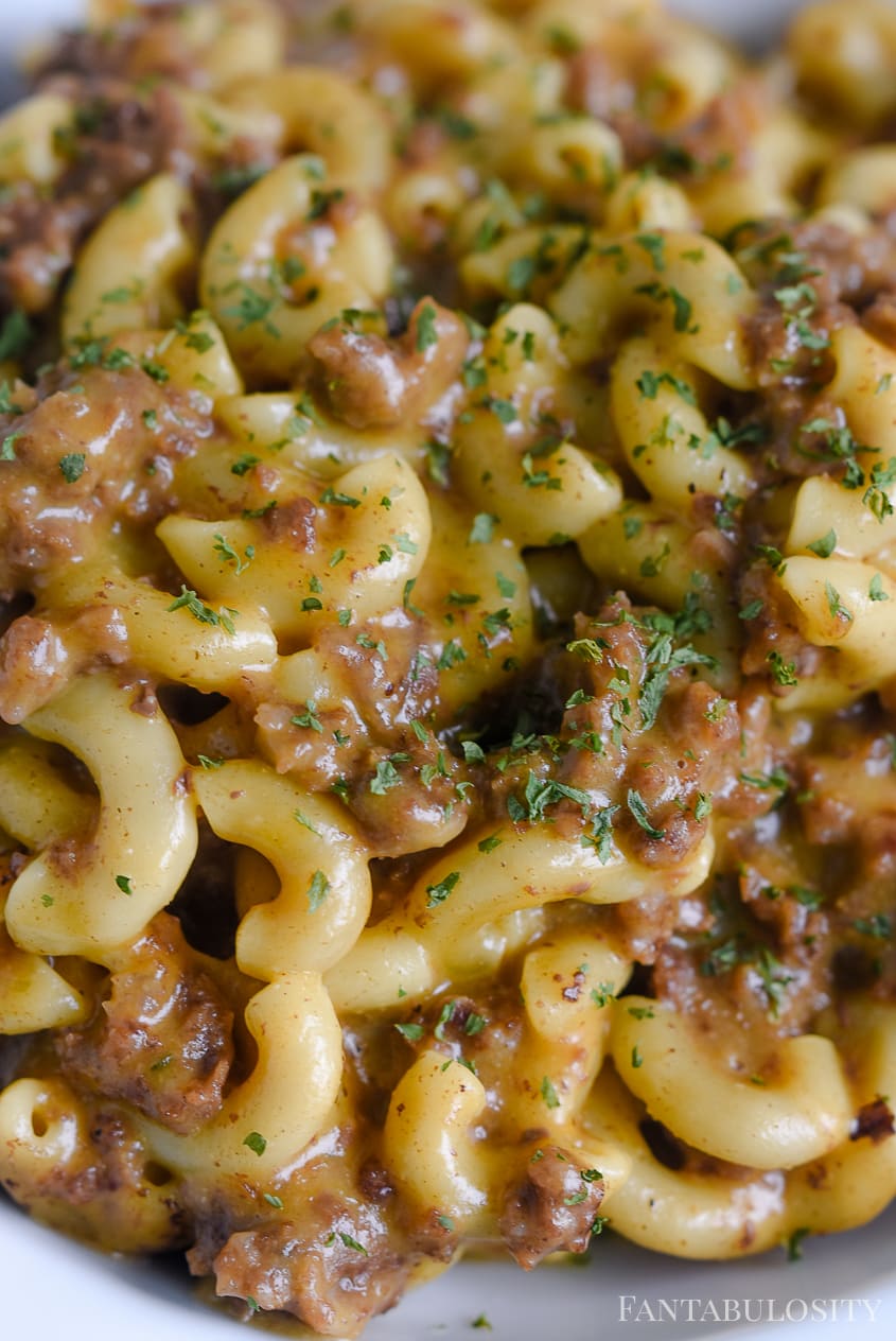 gluten cheeseburger macaroni