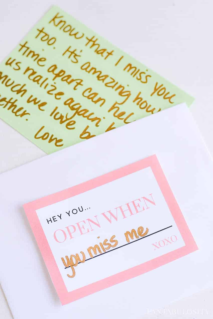 What to write in open when letters for best friend