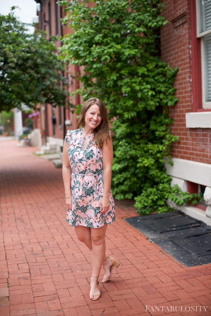 Mom Clothes - floral dress from LOFT