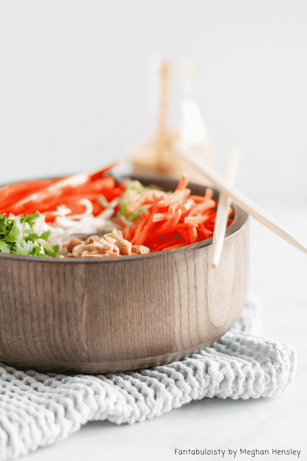 Thai Salad with Noodles and Cabbage is packed with flavor and texture. 