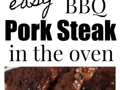 Easy bbq pork steaks in the oven - so tender and delish!