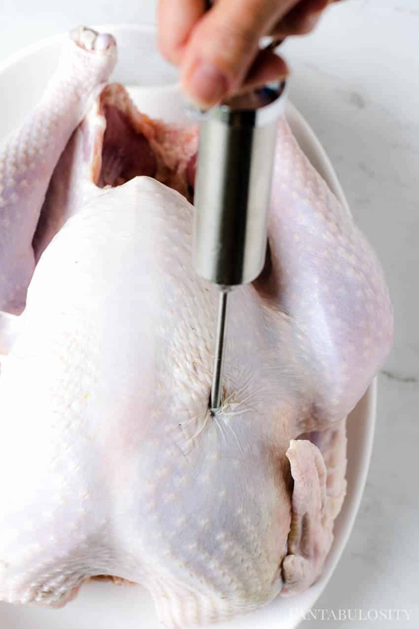 Inject a turkey with a marinade overnight - marinade recipe