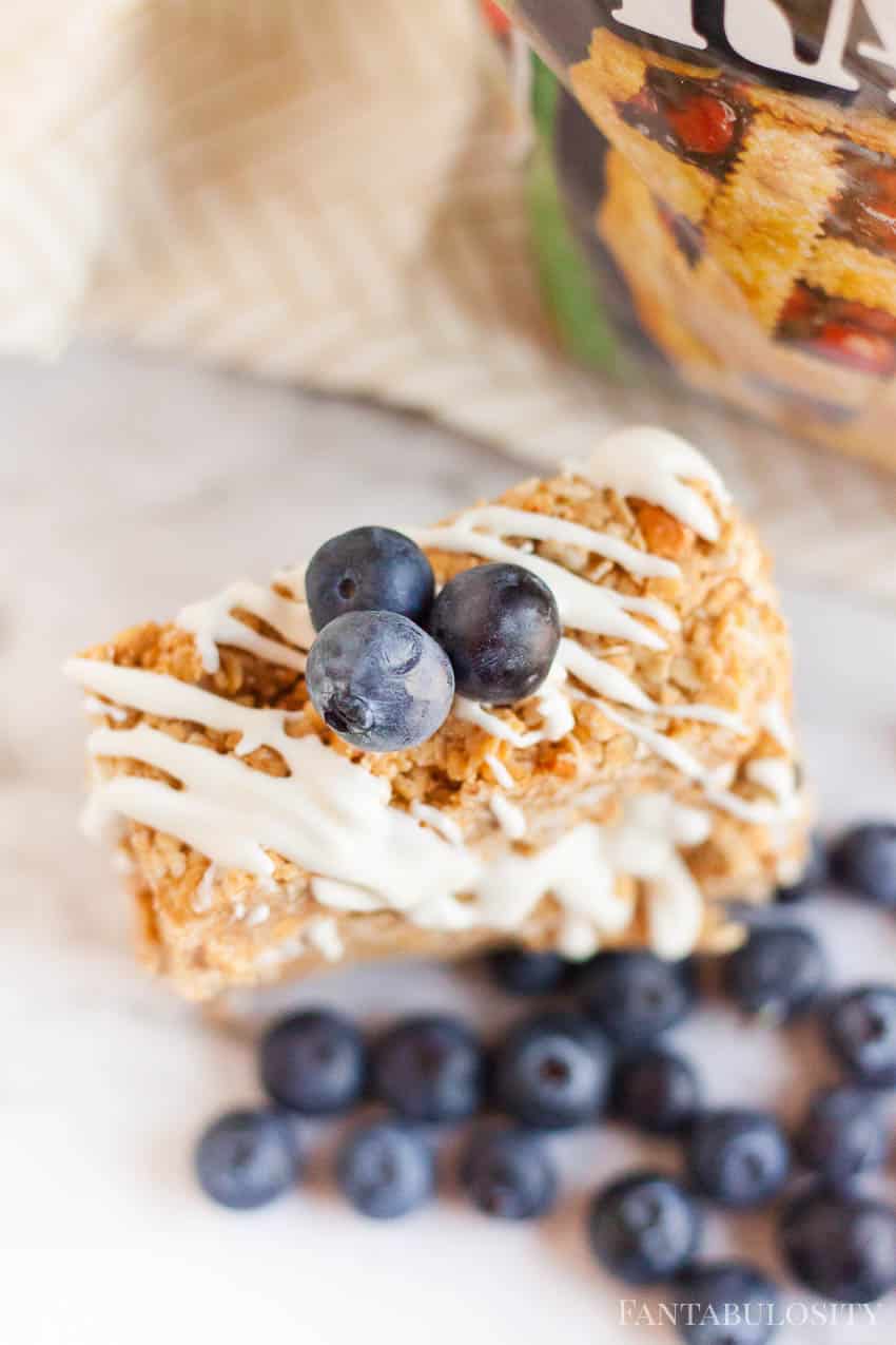 Top with those blueberries - stevia recipe