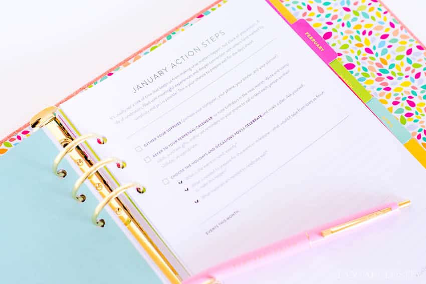 Celebrations Binder by Cultivate What Matters