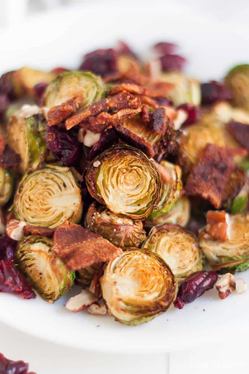 Roasted Brussel Sprouts with Bacon