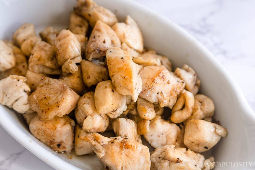 Chicken bites with salt and pepper