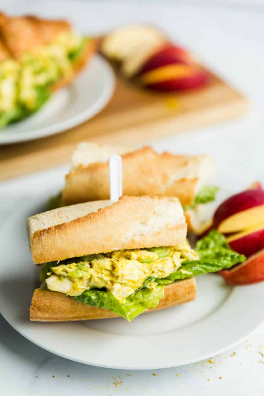 Curried Chicken Salad l Panning The Globe