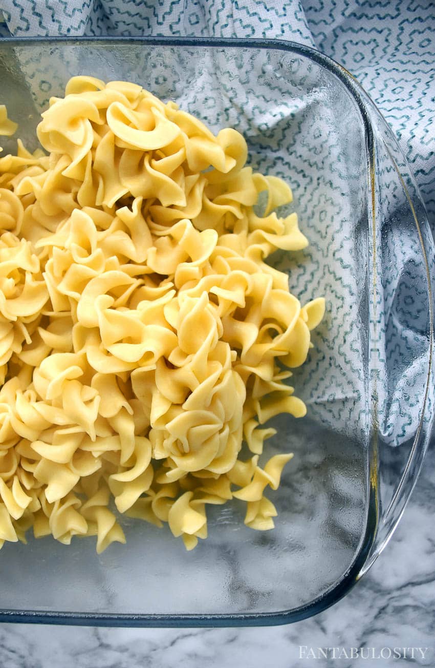 Egg noodles for ham casserole