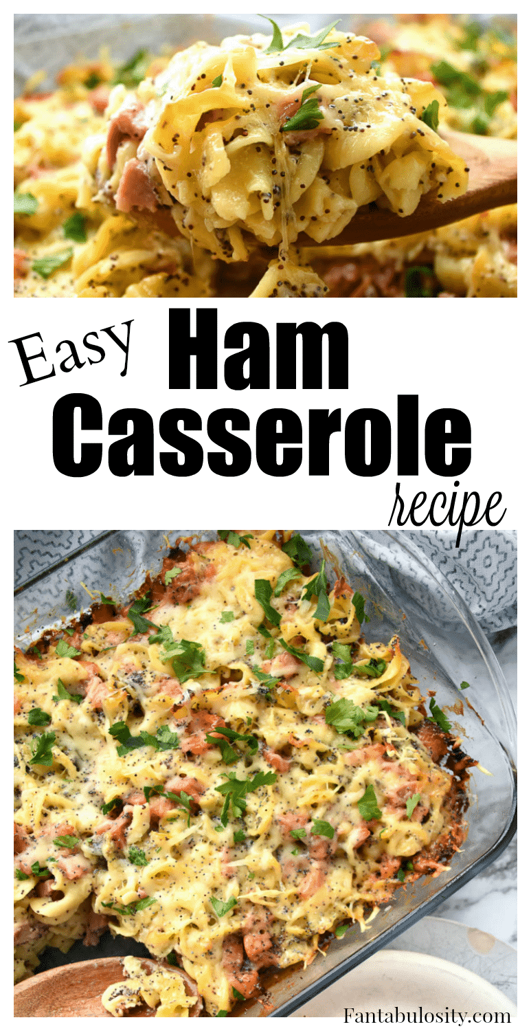 YUUUM! Comfort food! Easy ham casserole recipe