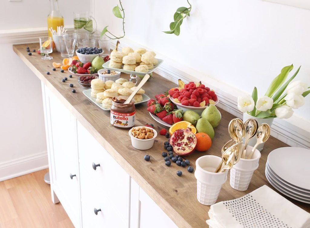 A biscuit bar for a party