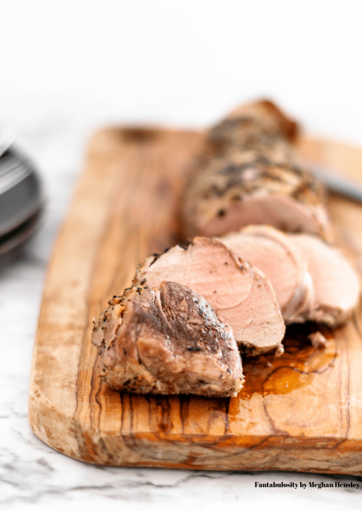 This Roasted Pork Tenderloin is easy enough for weeknights but fancy enough for dinner guests. Utilize your pantry to make this delicious, rich pork tenderloin tonight.