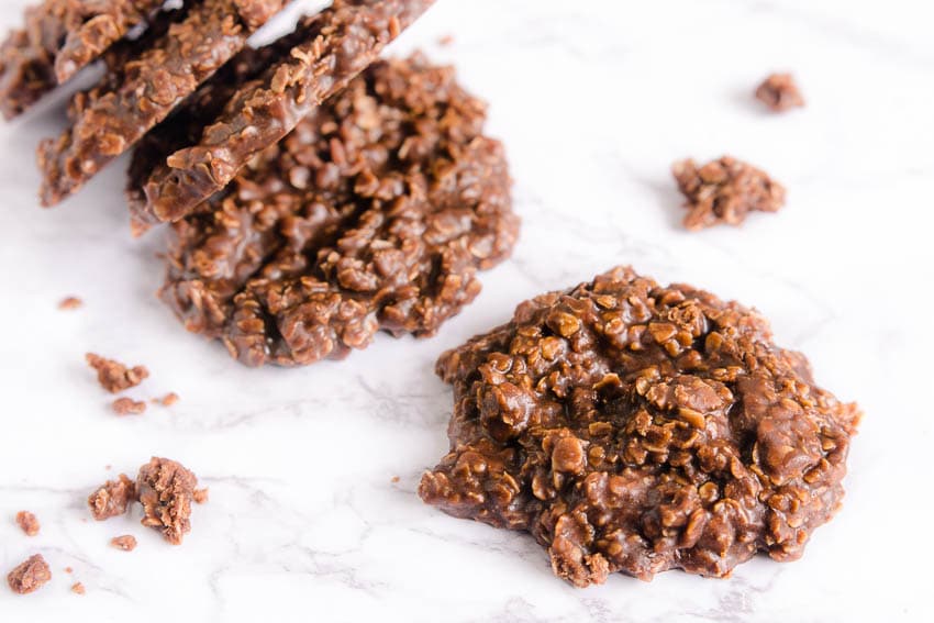 No Bake Cookies: Peanut butter and oatmeal