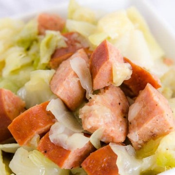 Kielbasa and Cabbage in the Instant Pot