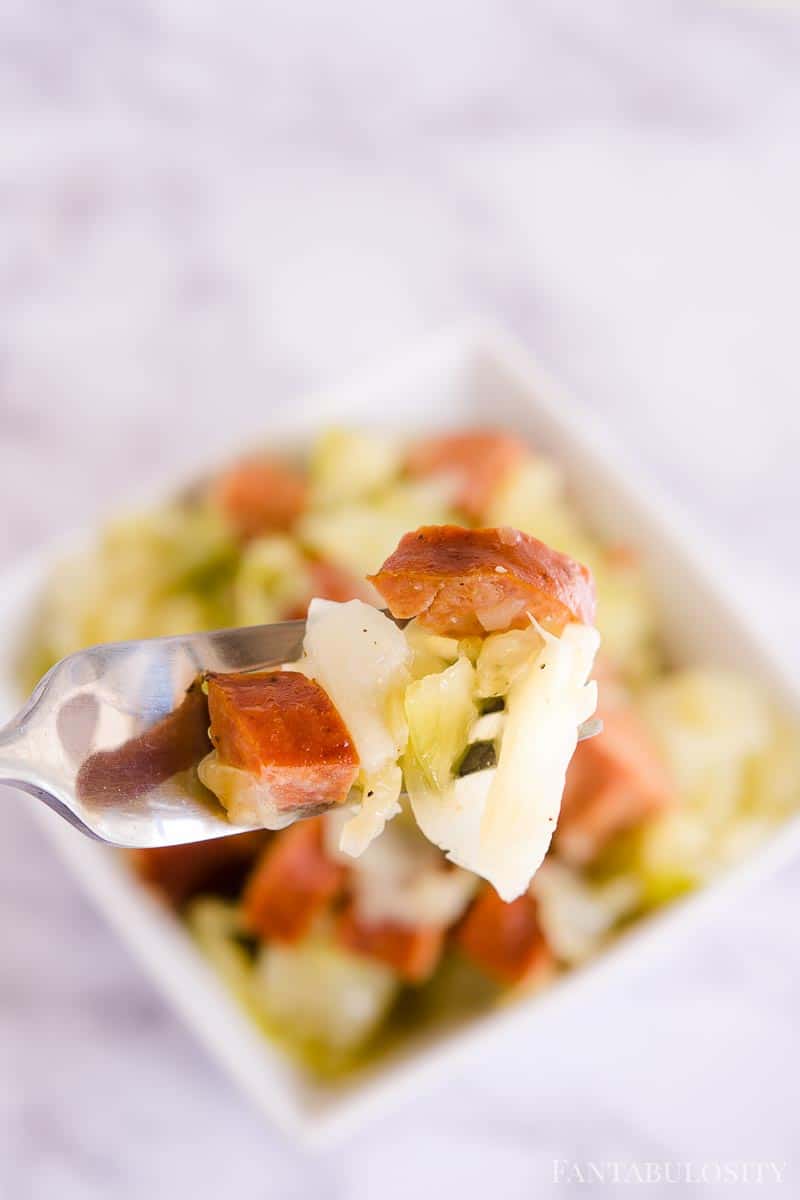 Kielbasa and Cabbage in the Instant Pot - Fantabulosity