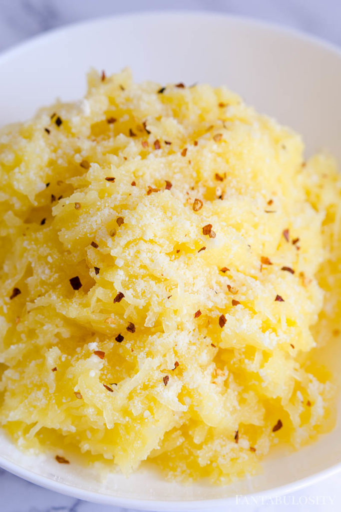 Spaghetti Squash with Butter and Garlic