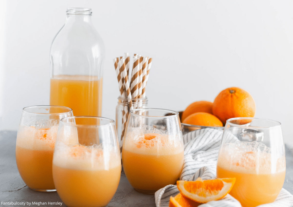 3-Ingredient Halloween Punch with Orange Sherbet