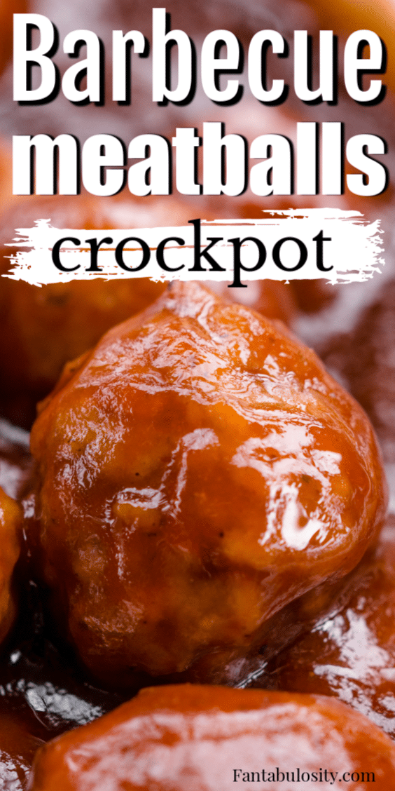 Slow Cooker - Crockpot bbq meatballs