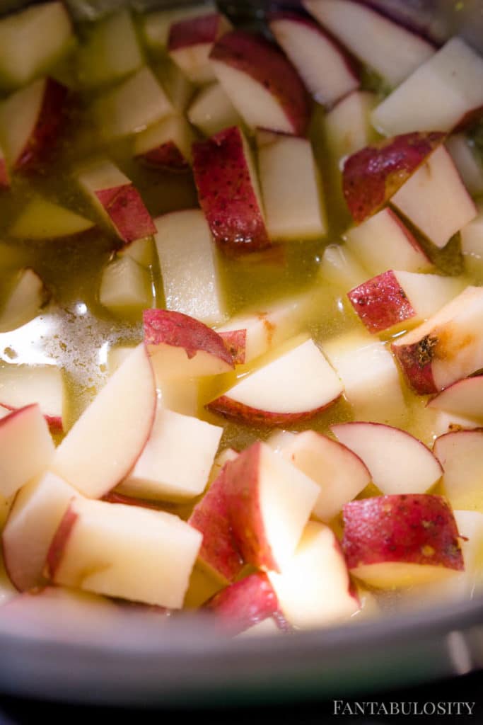 Red potatoes in Instant Pot