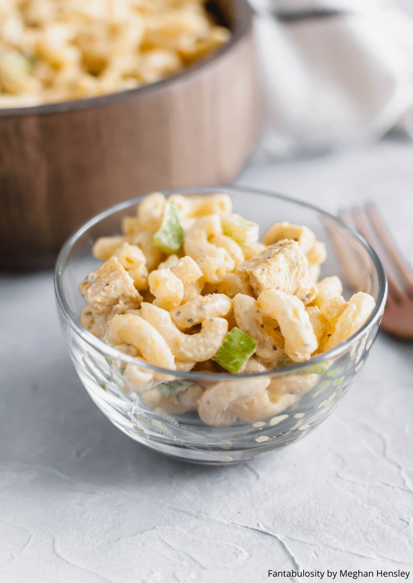 The BEST Macaroni Chicken Salad - Fantabulosity